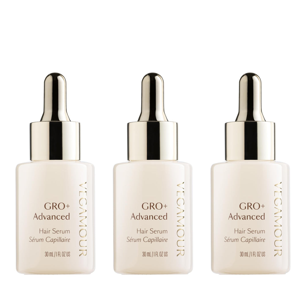 VEGAMOUR GRO+ Advanced Hair Serum | Improves Hair Density, Reduces Shedding and Promotes a Balanced Scalp | For Severe Signs of Thinning | Formulated Without Fragrance, Vegan, Cruelty-Free-VEGAMOUR GRO+ Advanced Hair Serum | Improves Hair Density, Reduces Shedding and Promotes a Balanced Scalp | For Severe Signs of Thinning | Formulated Without Fragrance, Vegan, Cruelty-Free
