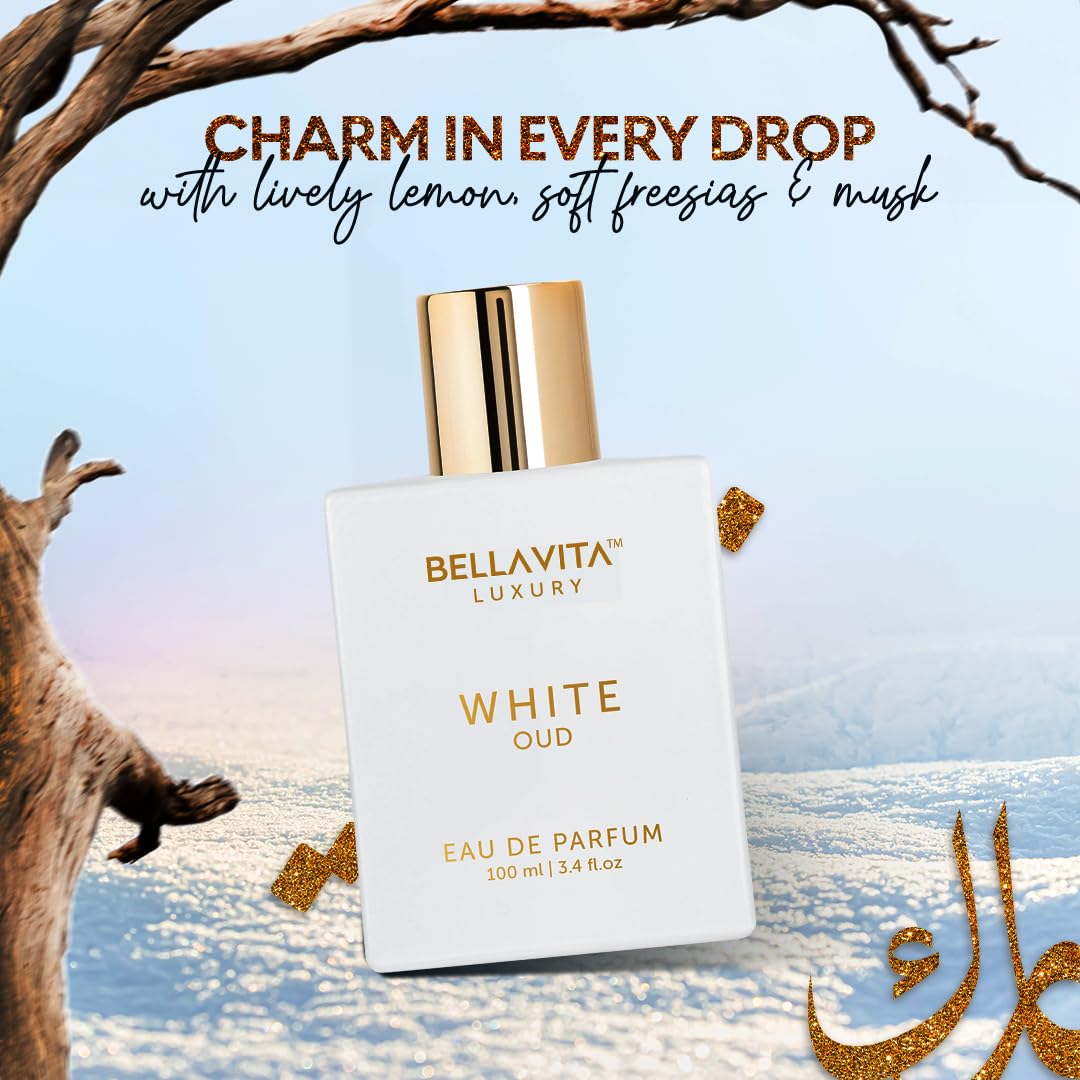 Bellavita Luxury Honey Oud Eau de Parfum | 100 ml (3.4 fl.oz.) | Perfume for Men and Women | Sweet Honey, Bergamot, Oud, and Amber Notes | Women's Day Special-Bellavita Luxury Honey Oud Eau de Parfum | 100 ml (3.4 fl.oz.) | Perfume for Men and Women | Sweet Honey, Bergamot, Oud, and Amber Notes | Women's Day Special