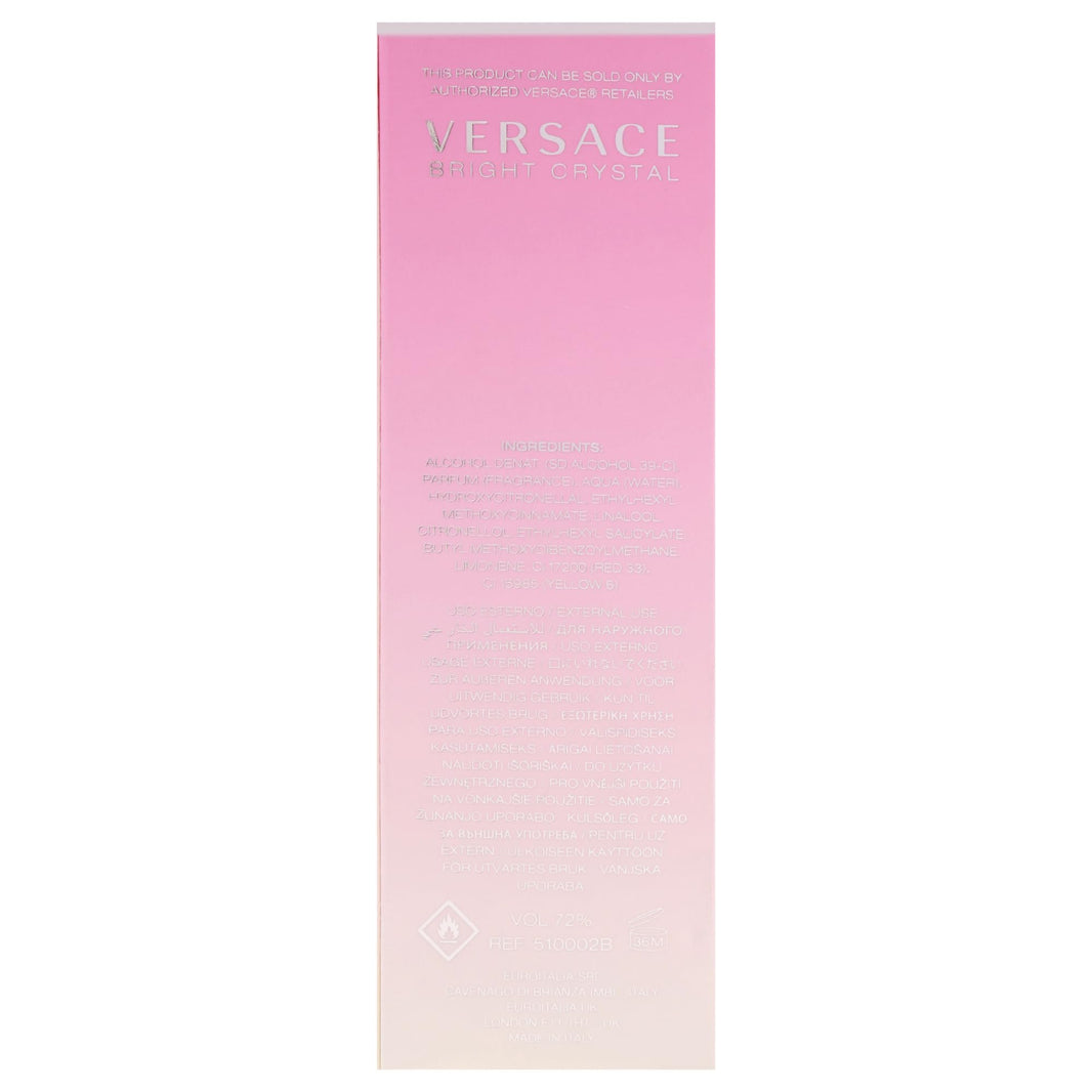 Versace Bright Crystal by Versace for Women 6.7 oz Eau de Toilette Spray-Versace Bright Crystal by Versace for Women 6.7 oz Eau de Toilette Spray