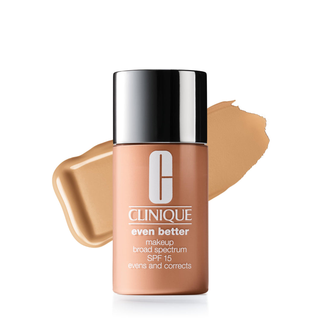 Clinique Even Better Makeup Liquid Foundation SPF 15 With Vitamin C For Dry + Oily Combination Skin Types | Medium Coverage + Natural Finish | Evens Skin Tone + Reduces Dark Spots-Clinique Even Better Makeup Liquid Foundation SPF 15 With Vitamin C For Dry + Oily Combination Skin Types | Medium Coverage + Natural Finish | Evens Skin Tone + Reduces Dark Spots
