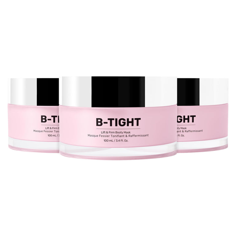 MAËLYS B-TIGHT Lift & Firm Booty Mask - Skin Tightening & Firming Cream for Booty & Thighs - Cellulite Cream with Caffeine & Brazilian Peppertree - Butt Mask for Smooth-Looking Skin (3.4 Fl Oz)