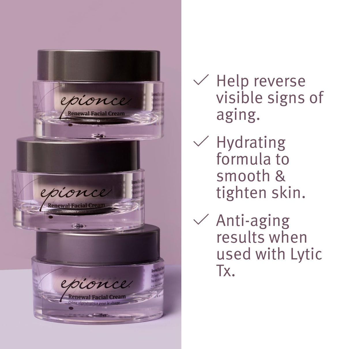 Epionce Renewal Facial Cream – Hydrating Anti-Aging Moisturizer | For Dry, Sensitive to Normal Skin | Fine Lines & Wrinkles | Dermatologist Skincare-Epionce Renewal Facial Cream – Hydrating Anti-Aging Moisturizer | For Dry, Sensitive to Normal Skin | Fine Lines & Wrinkles | Dermatologist Skincare