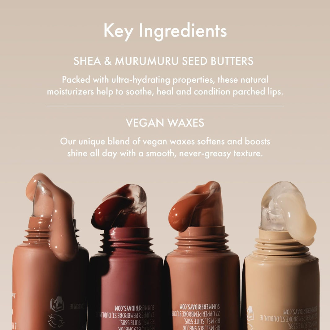 Summer Fridays Lip Butter Balm - Moisturizing Lip Gloss for Instant Shine + Sheer Color - With Nourishing Shea Butter - Everyday Makeup + Skin Care Summer Essentials - Vegan - Pink Sugar (.5 Oz)-Summer Fridays Lip Butter Balm - Moisturizing Lip Gloss for Instant Shine + Sheer Color - With Nourishing Shea Butter - Everyday Makeup + Skin Care Summer Essentials - Vegan - Pink Sugar (.5 Oz)