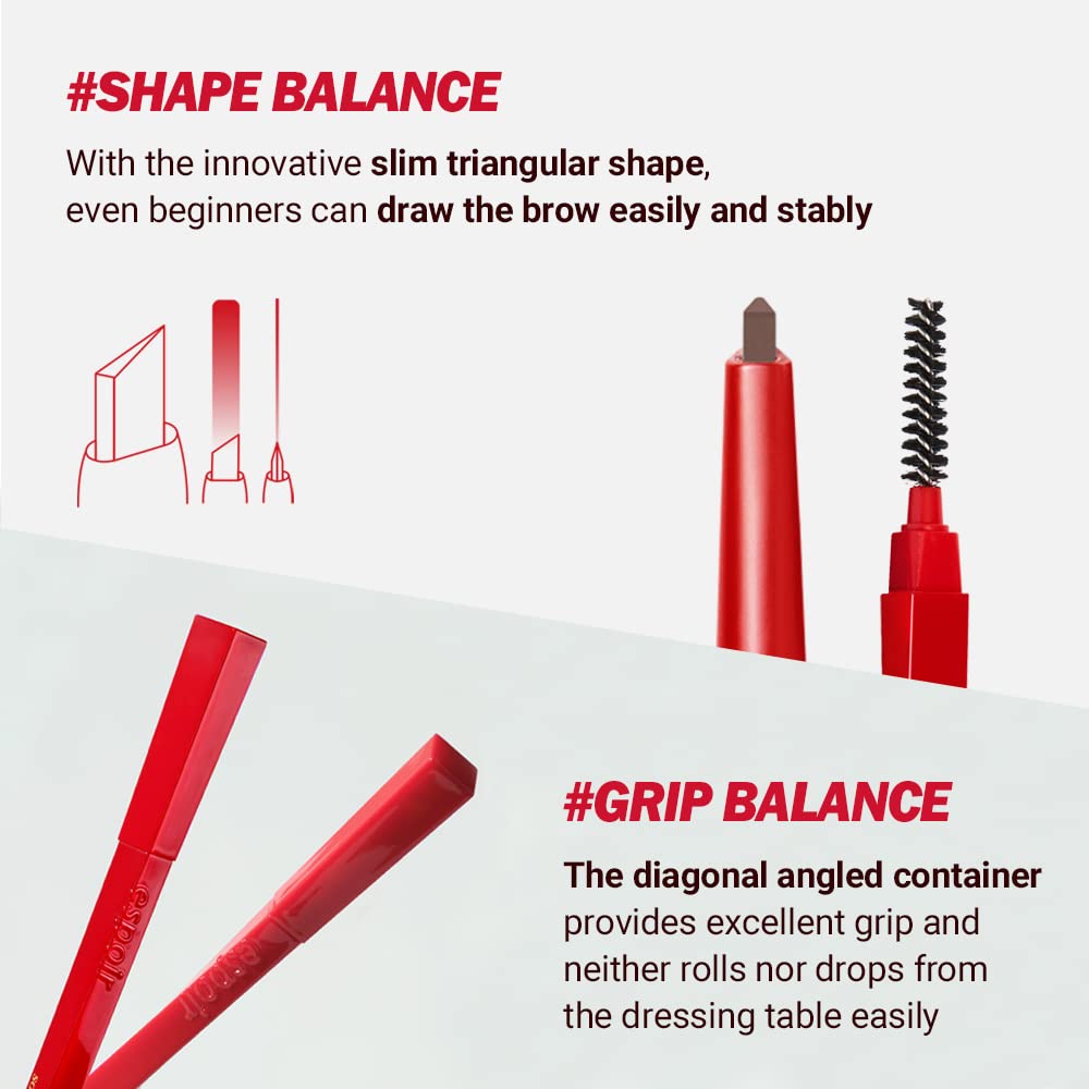espoir The Brow Balance Pencil - Ash Brown-espoir The Brow Balance Pencil - Ash Brown