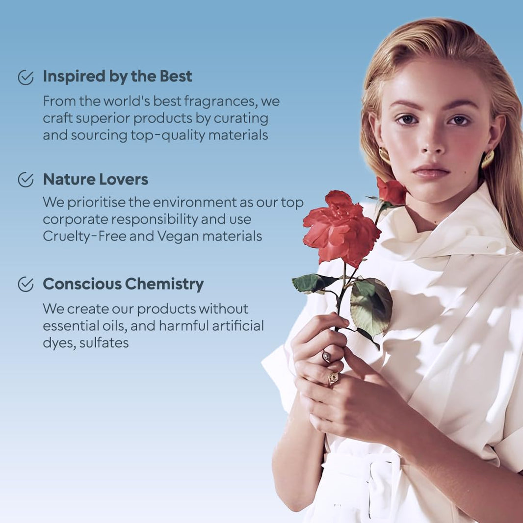 Bellavita Luxury ROSE Eau de Parfum | 100 ml (3.4 fl.oz.) | Perfume for Women | Fresh, Floral Peach, Jasmine, and Ambery Musk Notes | Long Lasting Women's Day Special Fragrance-Bellavita Luxury ROSE Eau de Parfum | 100 ml (3.4 fl.oz.) | Perfume for Women | Fresh, Floral Peach, Jasmine, and Ambery Musk Notes | Long Lasting Women's Day Special Fragrance
