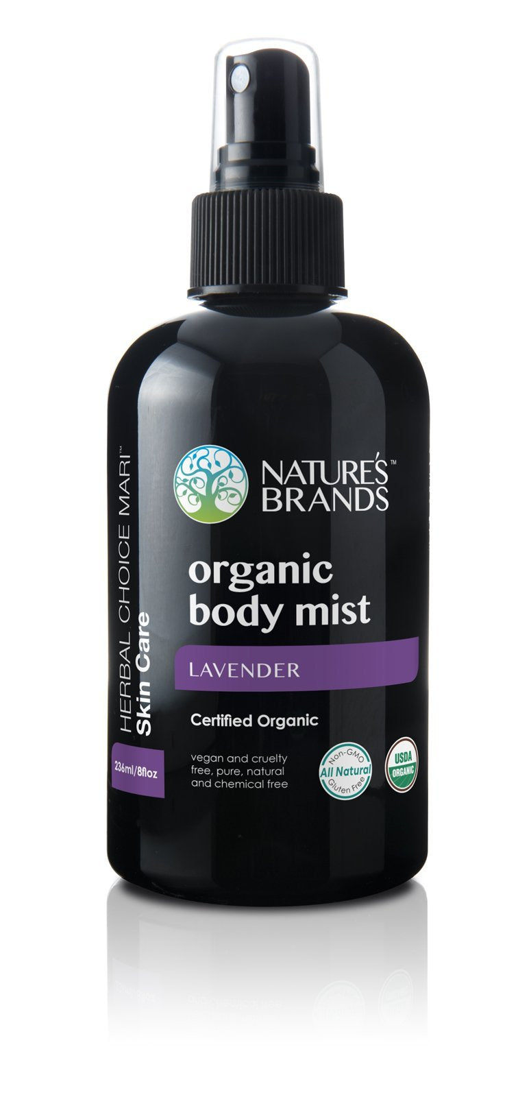 Herbal Choice Mari Organic Body Mist, Rose & Ylang Ylang; 8floz BPA-Free Plastic-Herbal Choice Mari Organic Body Mist, Rose & Ylang Ylang; 8floz BPA-Free Plastic