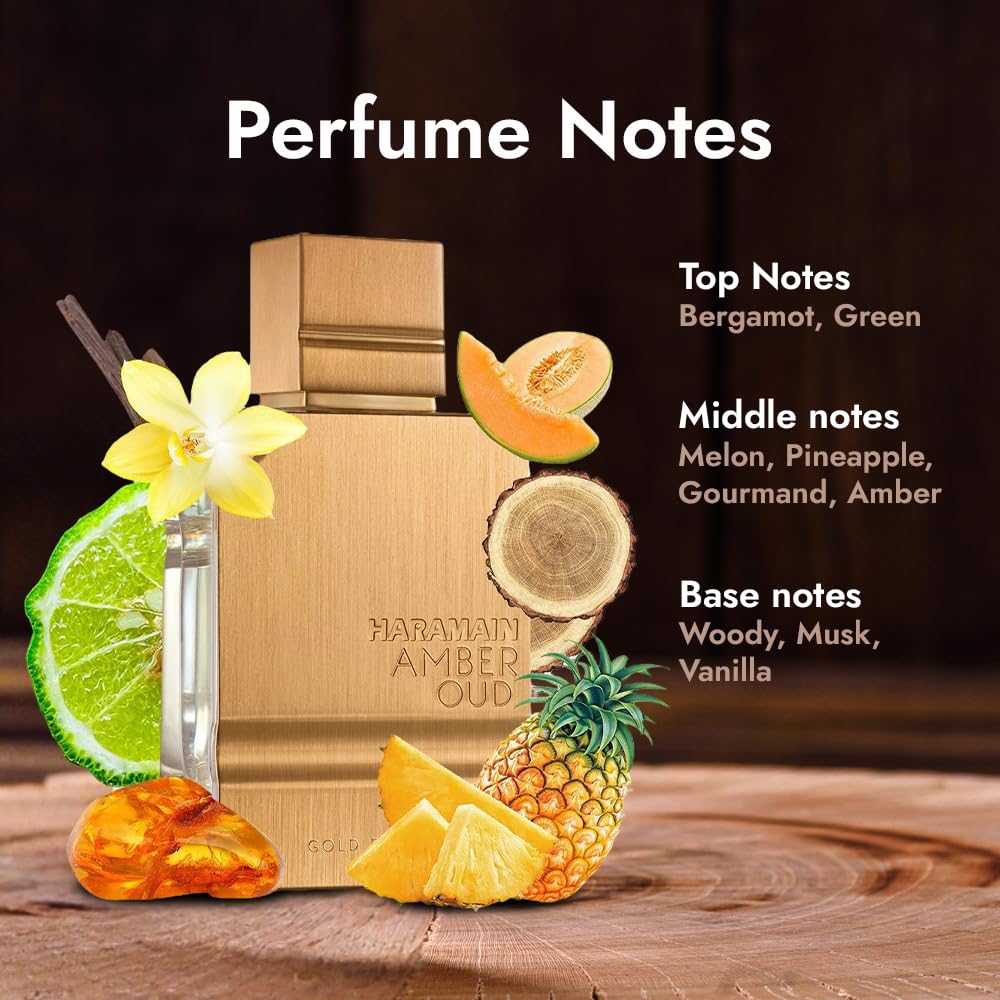 Al Haramain Amber Oud Gold Edition - Arabian Perfume for Women and Men Unisex - Long Lasting Amber - 2 oz-Al Haramain Amber Oud Gold Edition - Arabian Perfume for Women and Men Unisex - Long Lasting Amber - 2 oz