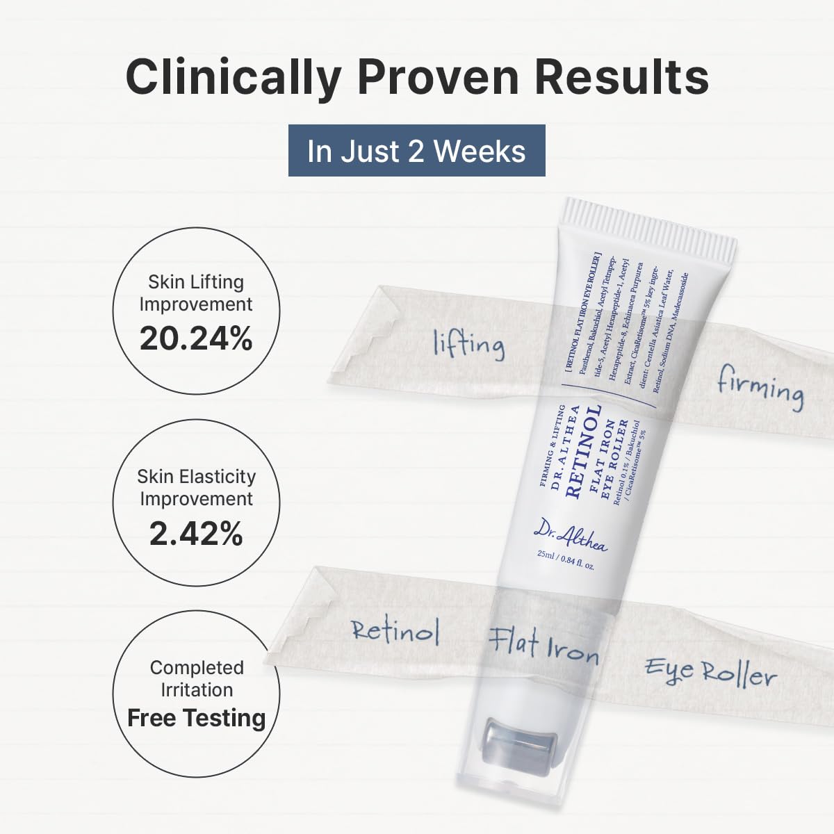 Dr. Althea Retinol Flat Iron Eye Roller-Dr. Althea Retinol Flat Iron Eye Roller