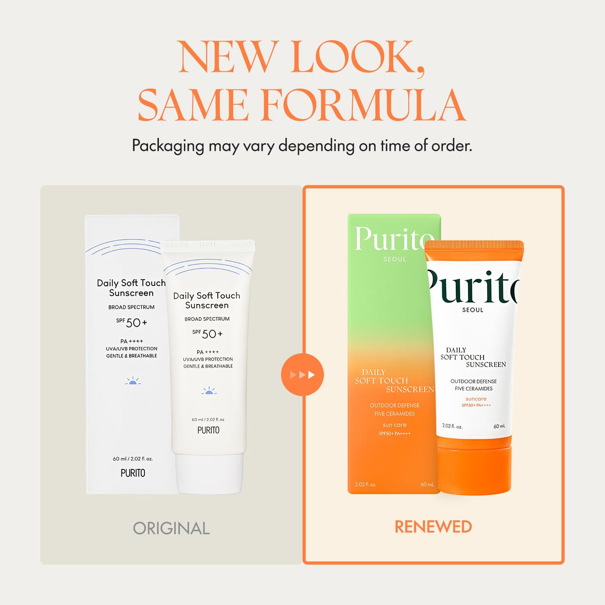 Purito SEOUL Daily Soft Touch Sunscreen-Purito SEOUL Daily Soft Touch Sunscreen