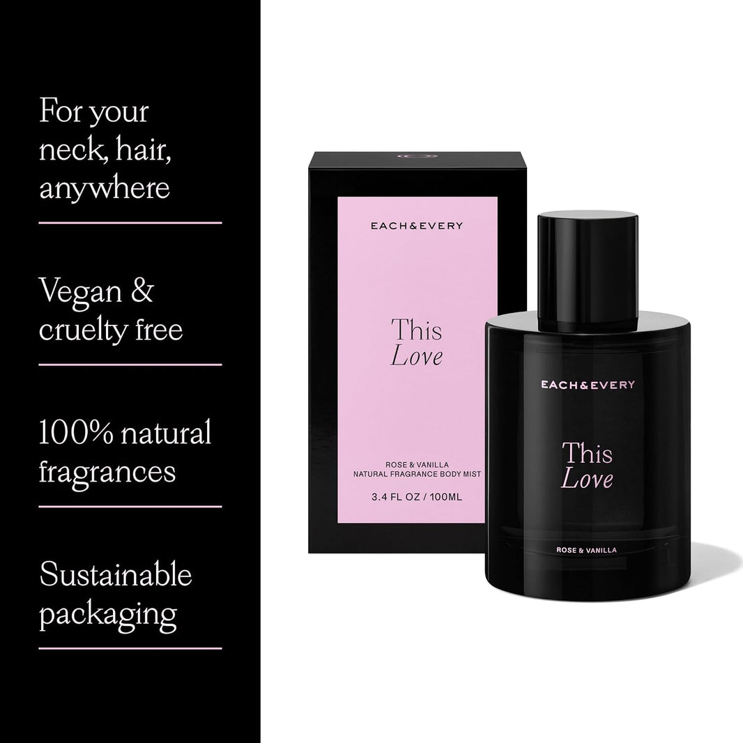 Each & Every Hair & Body Mist Bundle for Women & Men – 100% Natural Fragrance, Vegan & Cruelty-Free – After Glow, Eternal Summer & This Love Scents, 3-Pack-Each & Every Hair & Body Mist Bundle for Women & Men – 100% Natural Fragrance, Vegan & Cruelty-Free – After Glow, Eternal Summer & This Love Scents, 3-Pack