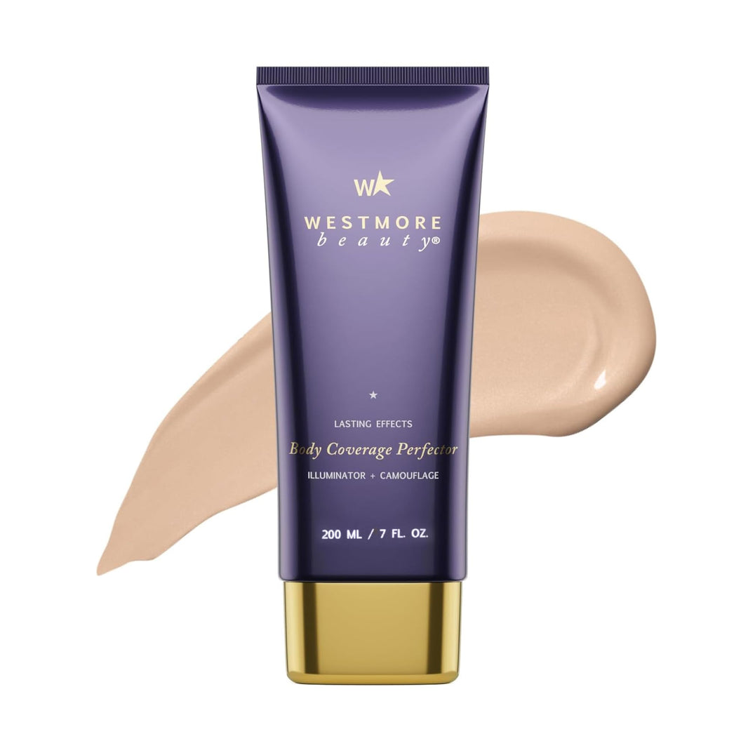Westmore Beauty Body Coverage Perfector – Waterproof Leg & Body Makeup/Bronzer For Women - Best Tattoo Cover Up Makeup & Tattoo Concealer - 3.5 Oz Natural Radiance-Westmore Beauty Body Coverage Perfector – Waterproof Leg & Body Makeup/Bronzer For Women - Best Tattoo Cover Up Makeup & Tattoo Concealer - 3.5 Oz Natural Radiance