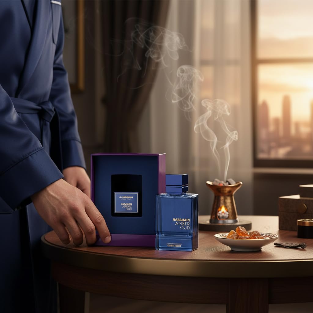 Al Haramain Amber Oud - Dubai Night - Oud Cologne for Men - Amber Perfume for Men - Long Lasting Perfume with Bergamot, Saffron Fragrances - 3.33 oz-Al Haramain Amber Oud - Dubai Night - Oud Cologne for Men - Amber Perfume for Men - Long Lasting Perfume with Bergamot, Saffron Fragrances - 3.33 oz