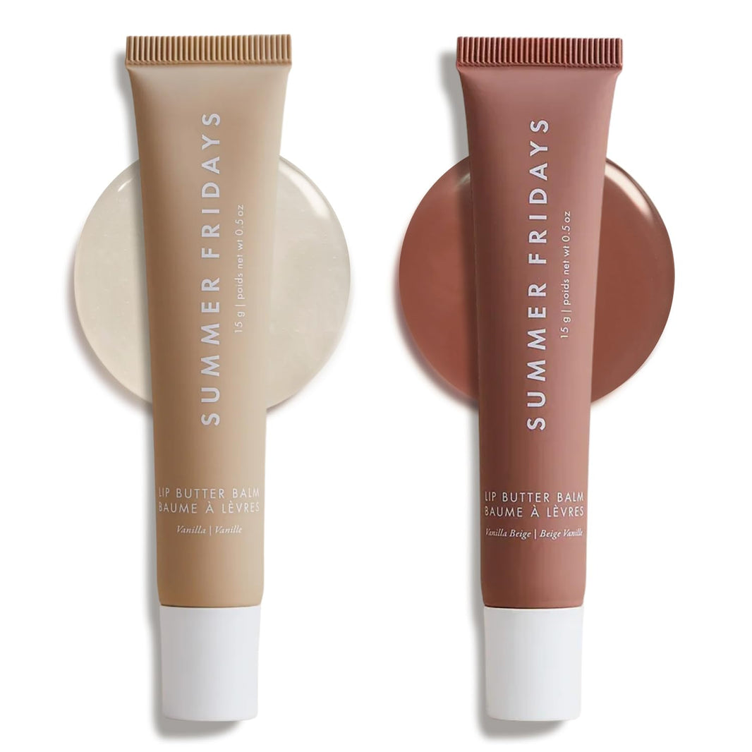 Summer Fridays Lip Butter Balm - Moisturizing Lip Gloss for Instant Shine + Sheer Color - With Nourishing Shea Butter - Everyday Makeup + Skin Care Summer Essentials - Vegan - Pink Sugar (.5 Oz)-Summer Fridays Lip Butter Balm - Moisturizing Lip Gloss for Instant Shine + Sheer Color - With Nourishing Shea Butter - Everyday Makeup + Skin Care Summer Essentials - Vegan - Pink Sugar (.5 Oz)