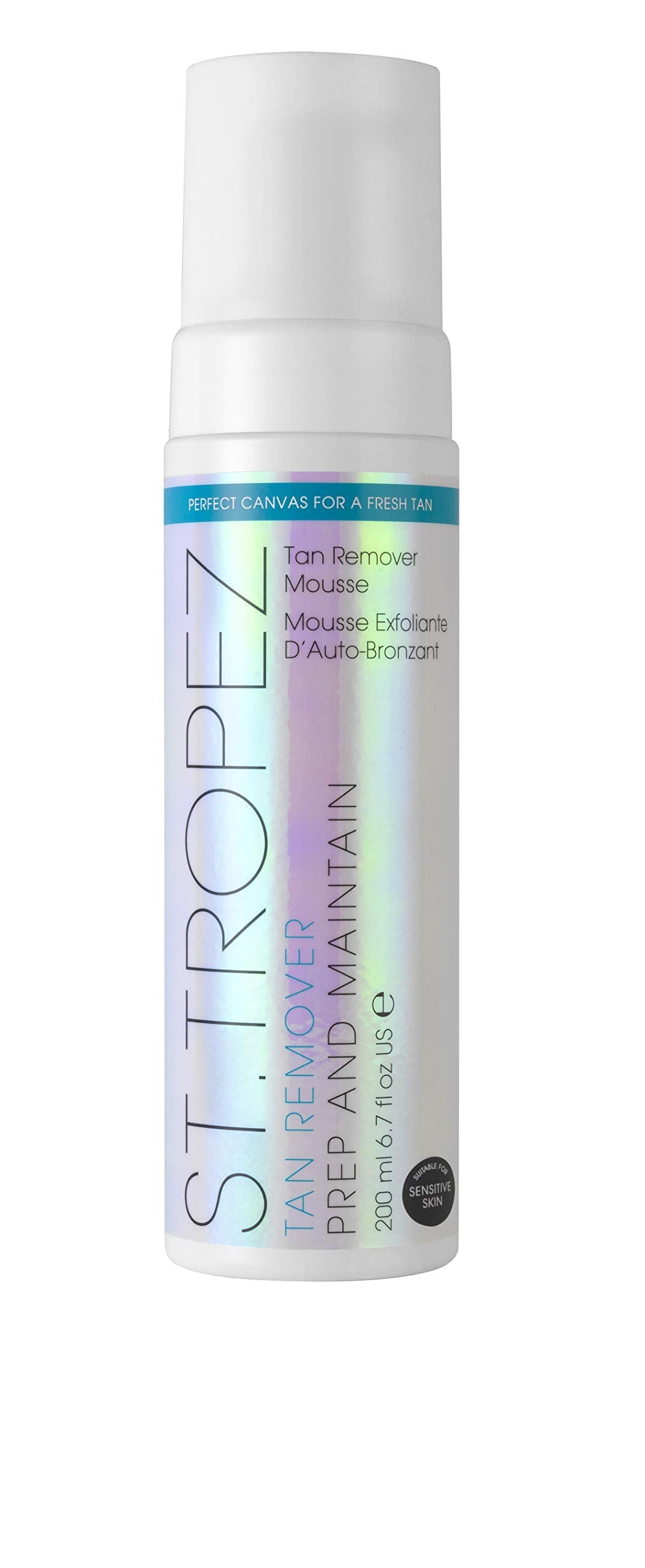 St.Tropez Tan Remover Mousse & Primer, 2-in-1 Prep and Maintain, Detox and Prime Skin, Sensitive Skin, Vegan, Natural & Cruelty Free, 6.7 Fl Oz-St.Tropez Tan Remover Mousse & Primer, 2-in-1 Prep and Maintain, Detox and Prime Skin, Sensitive Skin, Vegan, Natural & Cruelty Free, 6.7 Fl Oz