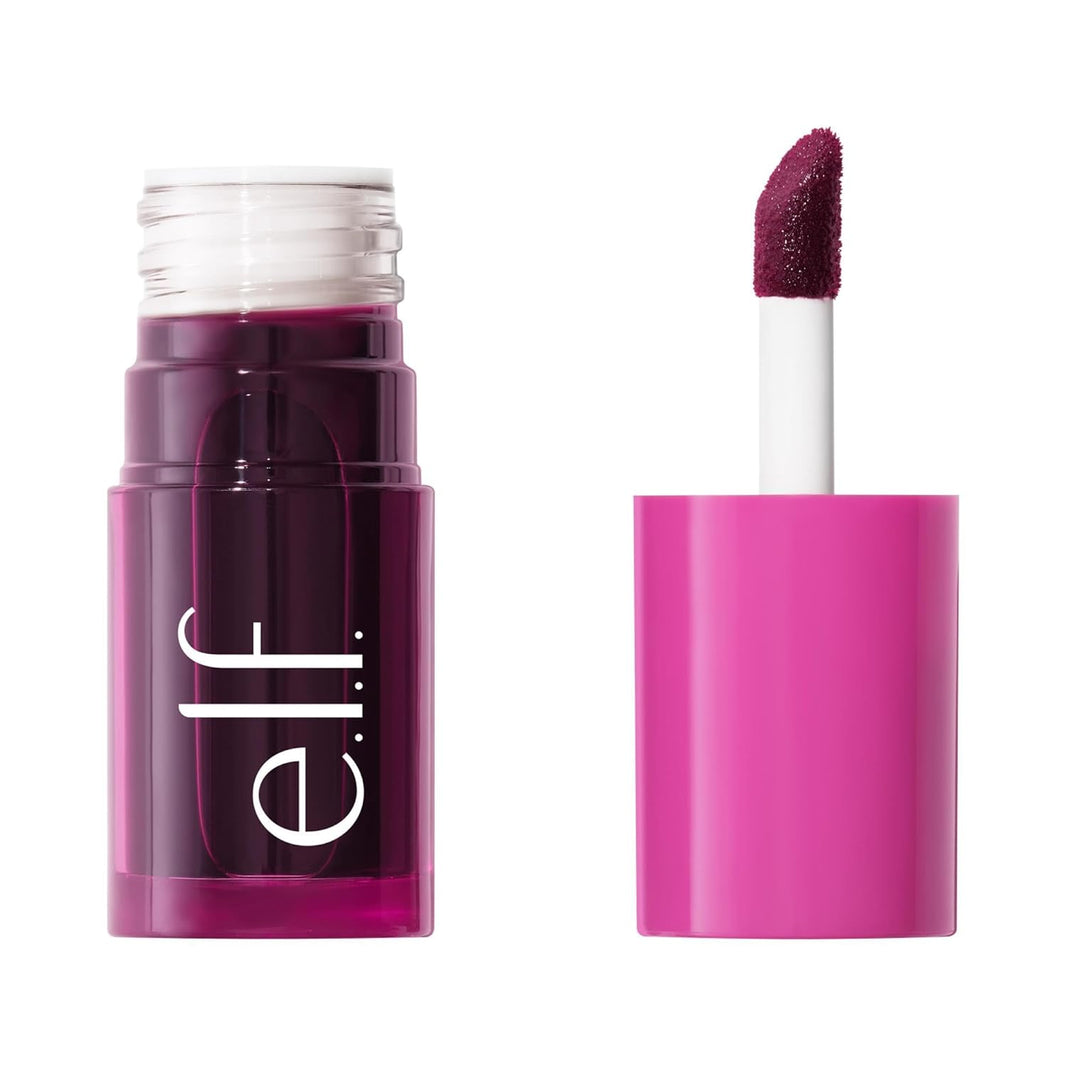e.l.f. Sheer For It Blush Tint, Multi-Use, Long-Lasting Lip & Cheek Makeup, Creates A Natural Flush Finish, Vegan & Cruelty-Free, Plums Up-e.l.f. Sheer For It Blush Tint, Multi-Use, Long-Lasting Lip & Cheek Makeup, Creates A Natural Flush Finish, Vegan & Cruelty-Free, Plums Up