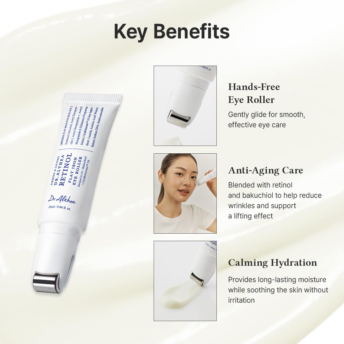 Dr. Althea Retinol Flat Iron Eye Roller-Dr. Althea Retinol Flat Iron Eye Roller