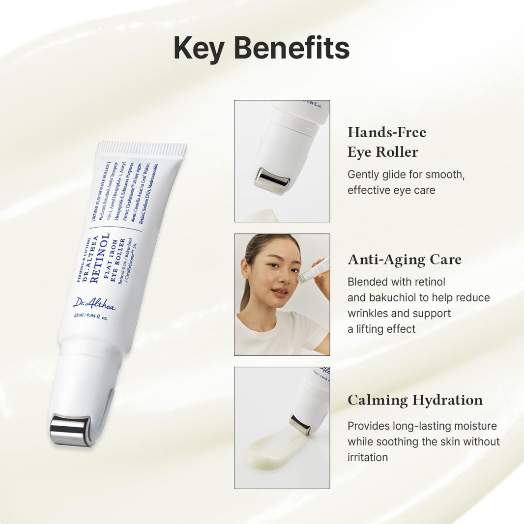 Dr. Althea Retinol Flat Iron Eye Roller-Dr. Althea Retinol Flat Iron Eye Roller