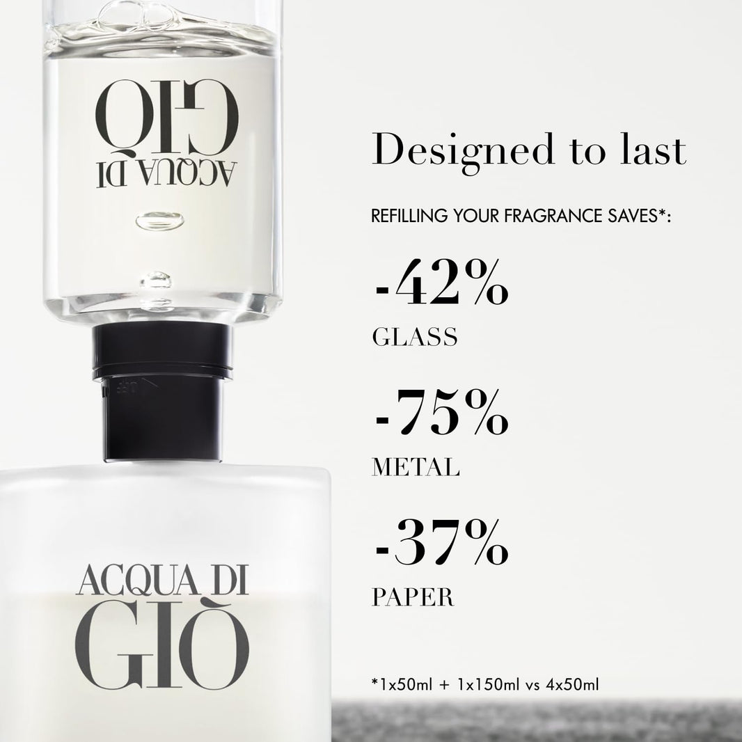 Armani Beauty - Acqua di Giò - Eau de Toilette - Cologne for Men - Long Lasting Fragrance with Bergamot notes, Jasmine, White Musks, Patchouli & Cedarwood-Armani Beauty - Acqua di Giò - Eau de Toilette - Cologne for Men - Long Lasting Fragrance with Bergamot notes, Jasmine, White Musks, Patchouli & Cedarwood