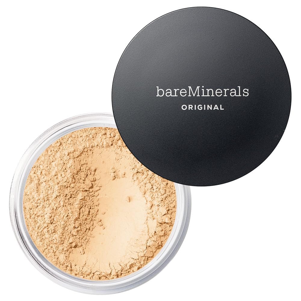 bareMinerals Original Loose Powder Foundation SPF 15 - Powder Face Makeup with Added Sun Protection - Sheer to Full Coverage Foundation-bareMinerals Original Loose Powder Foundation SPF 15 - Powder Face Makeup with Added Sun Protection - Sheer to Full Coverage Foundation