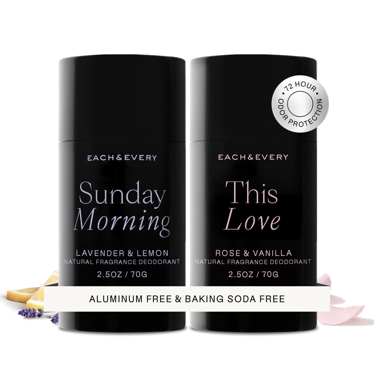 Each & Every Aluminum Free Deodorant for Women & Men – Natural Fragrance 72-Hr Odor Protection, Non-Toxic Deodorant for Sensitive Skin, EWG Verified, Baking Soda Free - Cedar & Vanilla 2 Pack, 2.5oz-Each & Every Aluminum Free Deodorant for Women & Men – Natural Fragrance 72-Hr Odor Protection, Non-Toxic Deodorant for Sensitive Skin, EWG Verified, Baking Soda Free - Cedar & Vanilla 2 Pack, 2.5oz