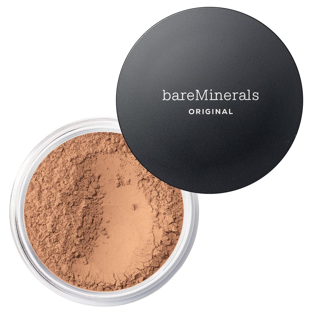 bareMinerals Original Loose Powder Foundation SPF 15 - Powder Face Makeup with Added Sun Protection - Sheer to Full Coverage Foundation-bareMinerals Original Loose Powder Foundation SPF 15 - Powder Face Makeup with Added Sun Protection - Sheer to Full Coverage Foundation