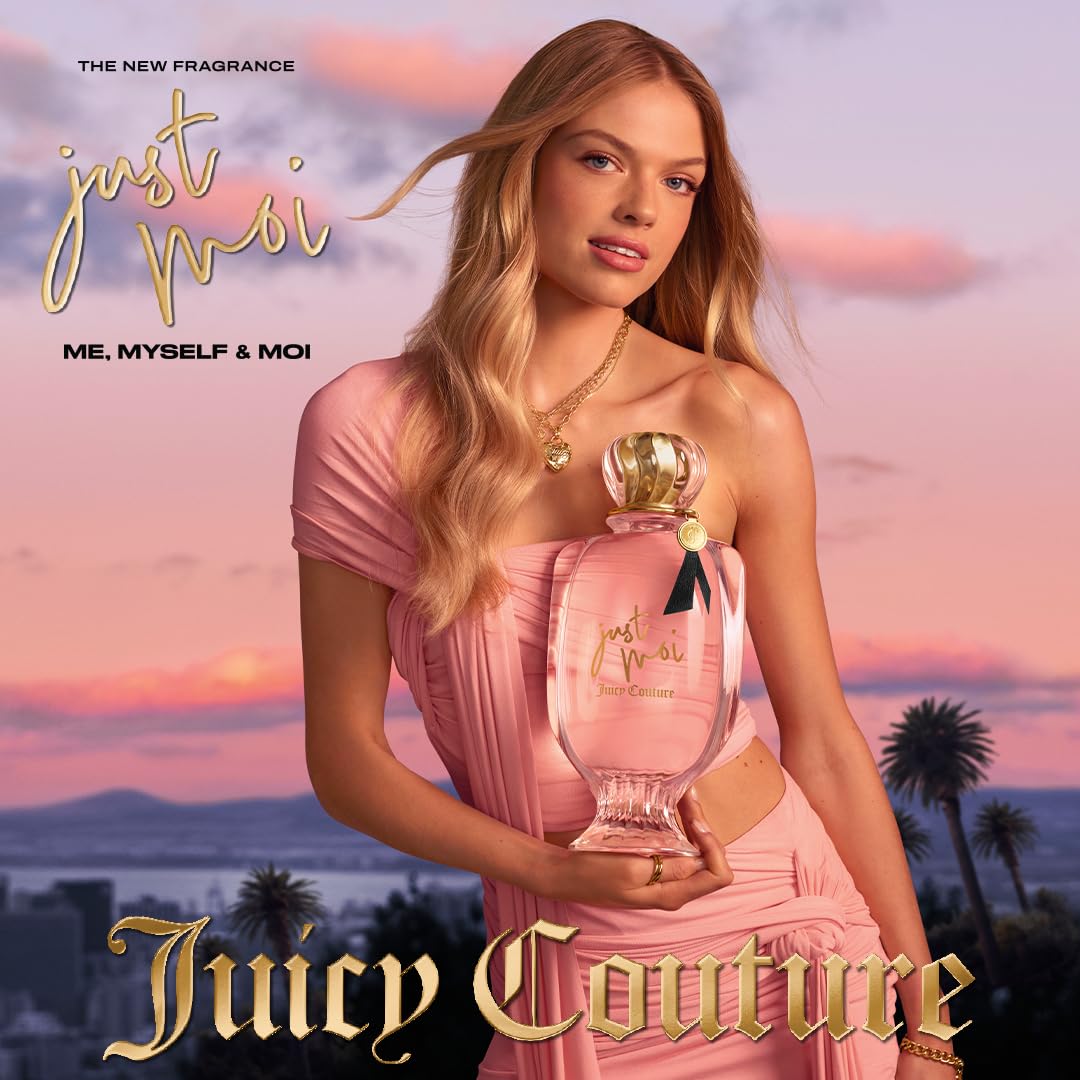 Juicy Couture Just Moi Women’s Perfume - Amber Vanilla Eau de Parfum - Sweet & Confident Fragrance for Day to Evening Wear - Long-Lasting-Juicy Couture Just Moi Women’s Perfume - Amber Vanilla Eau de Parfum - Sweet & Confident Fragrance for Day to Evening Wear - Long-Lasting