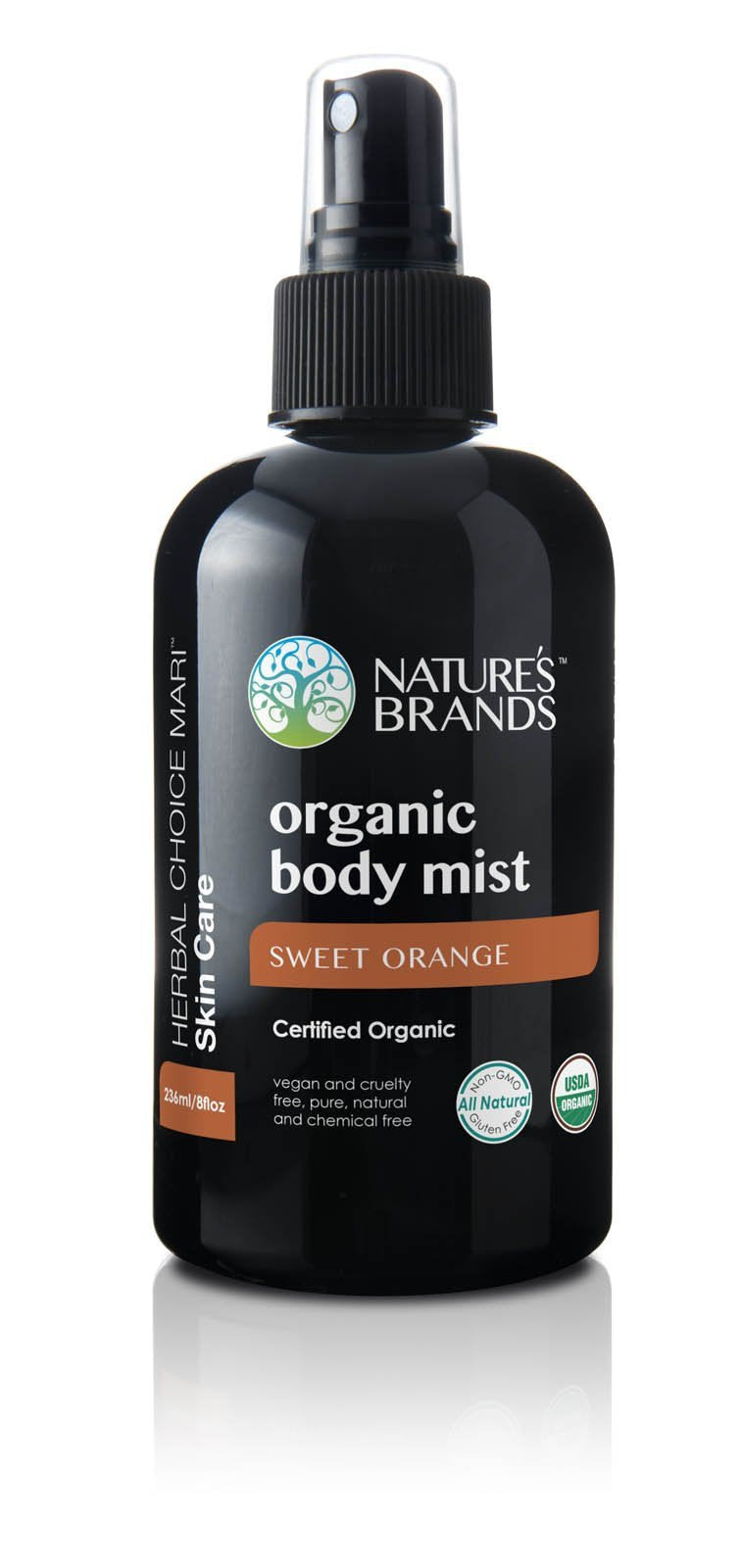 Herbal Choice Mari Organic Body Mist, Rose & Ylang Ylang; 8floz BPA-Free Plastic-Herbal Choice Mari Organic Body Mist, Rose & Ylang Ylang; 8floz BPA-Free Plastic