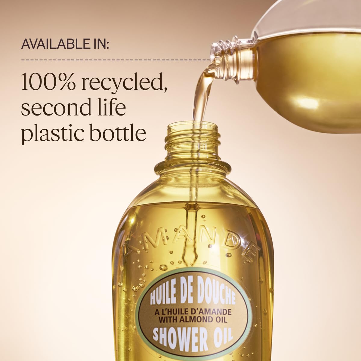 L'OCCITANE Cleansing & Softening Almond Shower Oil, Body Wash & Shaving Base Purifies & Smooths Without Drying Skin, Milky Lather, Nourishing Skincare-L'OCCITANE Cleansing & Softening Almond Shower Oil, Body Wash & Shaving Base Purifies & Smooths Without Drying Skin, Milky Lather, Nourishing Skincare