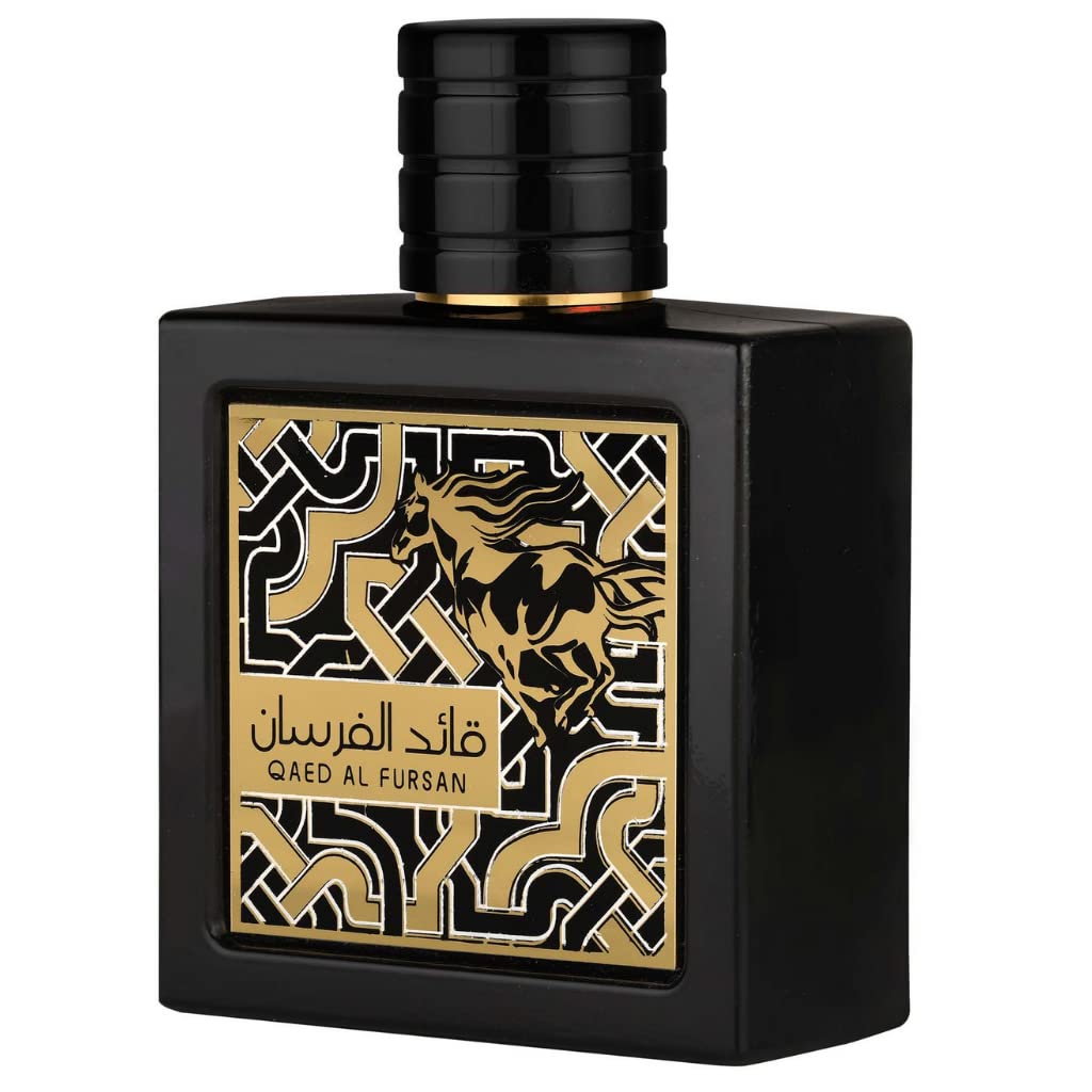 Lattafa Qaed Al Fursan - Oriental, Fruity, Fresh, Amber Wood - Eau de Parfum Long-Lasting Fragrance for Unisex, 3.40 Ounce / 100 ml-Lattafa Qaed Al Fursan - Oriental, Fruity, Fresh, Amber Wood - Eau de Parfum Long-Lasting Fragrance for Unisex, 3.40 Ounce / 100 ml