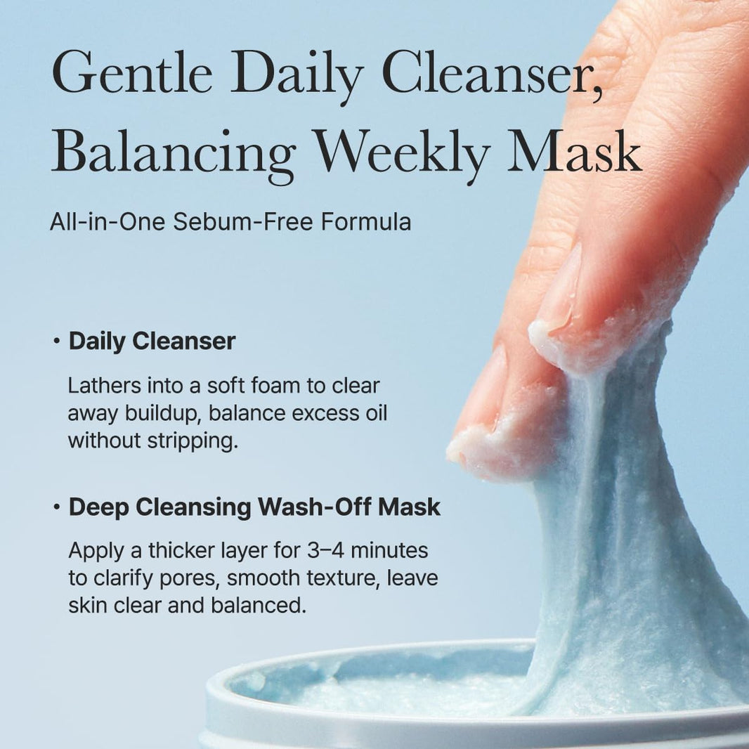 Arencia Fresh Blue Hyssop Rice Mochi Cleanser-Arencia Fresh Blue Hyssop Rice Mochi Cleanser