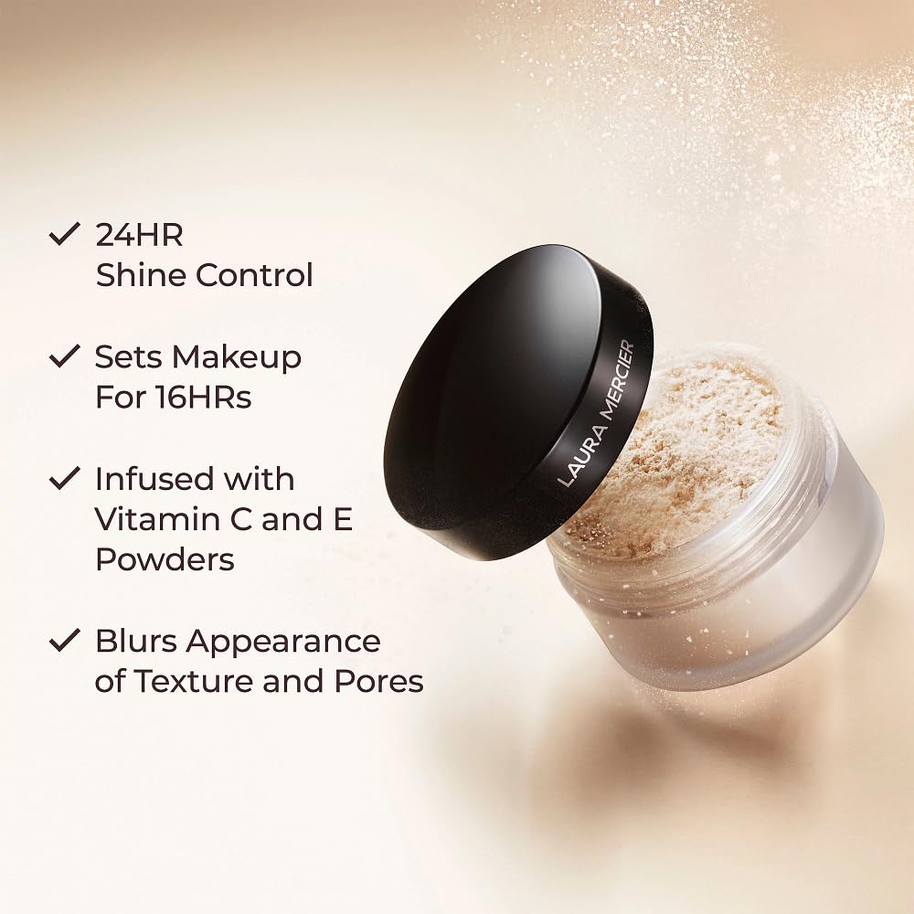 Laura Mercier Translucent Loose Setting Powder, 24HR Shine Control, Soft Matte Finish, Long-Lasting Wear, Normal to Oily Skin, 4 Shades for Virtually All Skin Tones, Artistry Icons Set-Laura Mercier Translucent Loose Setting Powder, 24HR Shine Control, Soft Matte Finish, Long-Lasting Wear, Normal to Oily Skin, 4 Shades for Virtually All Skin Tones, Artistry Icons Set