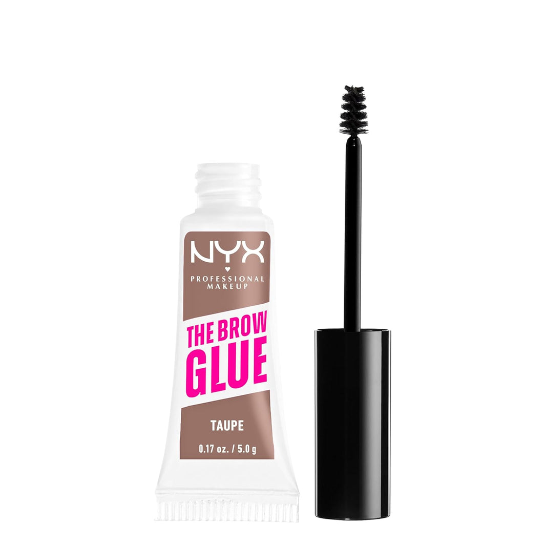 NYX PROFESSIONAL MAKEUP The Brow Glue, Extreme Hold Eyebrow Gel - Clear-NYX PROFESSIONAL MAKEUP The Brow Glue, Extreme Hold Eyebrow Gel - Clear