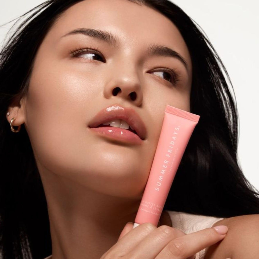 Summer Fridays Lip Butter Balm - Moisturizing Lip Gloss for Instant Shine + Sheer Color - With Nourishing Shea Butter - Everyday Makeup + Skin Care Summer Essentials - Vegan - Pink Sugar (.5 Oz)-Summer Fridays Lip Butter Balm - Moisturizing Lip Gloss for Instant Shine + Sheer Color - With Nourishing Shea Butter - Everyday Makeup + Skin Care Summer Essentials - Vegan - Pink Sugar (.5 Oz)