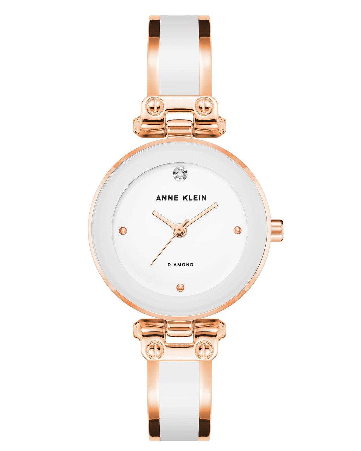 Anne Klein Women's Genuine Diamond Dial Bangle Watch-Anne Klein Women's Genuine Diamond Dial Bangle Watch