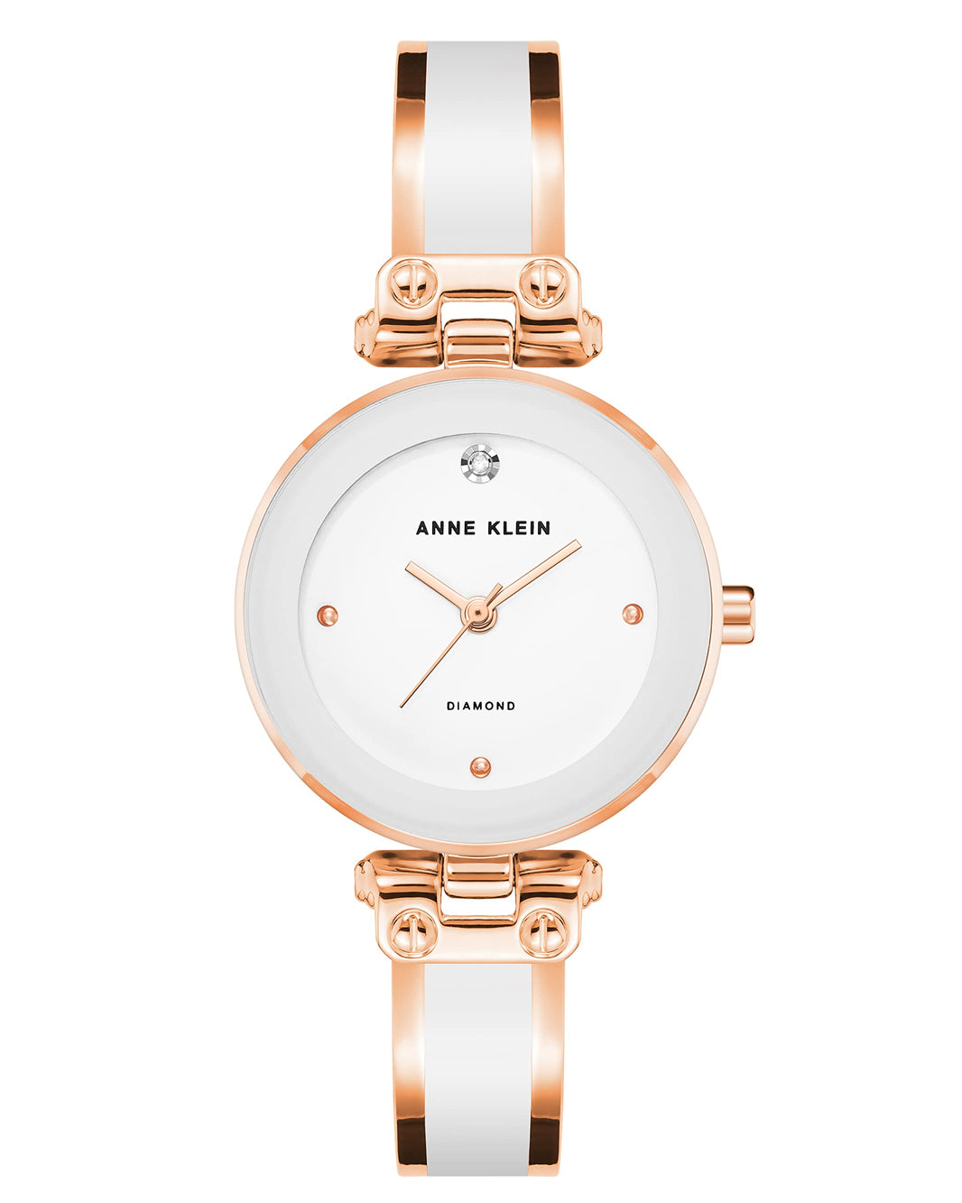 Anne Klein Women's Genuine Diamond Dial Bangle Watch-Anne Klein Women's Genuine Diamond Dial Bangle Watch