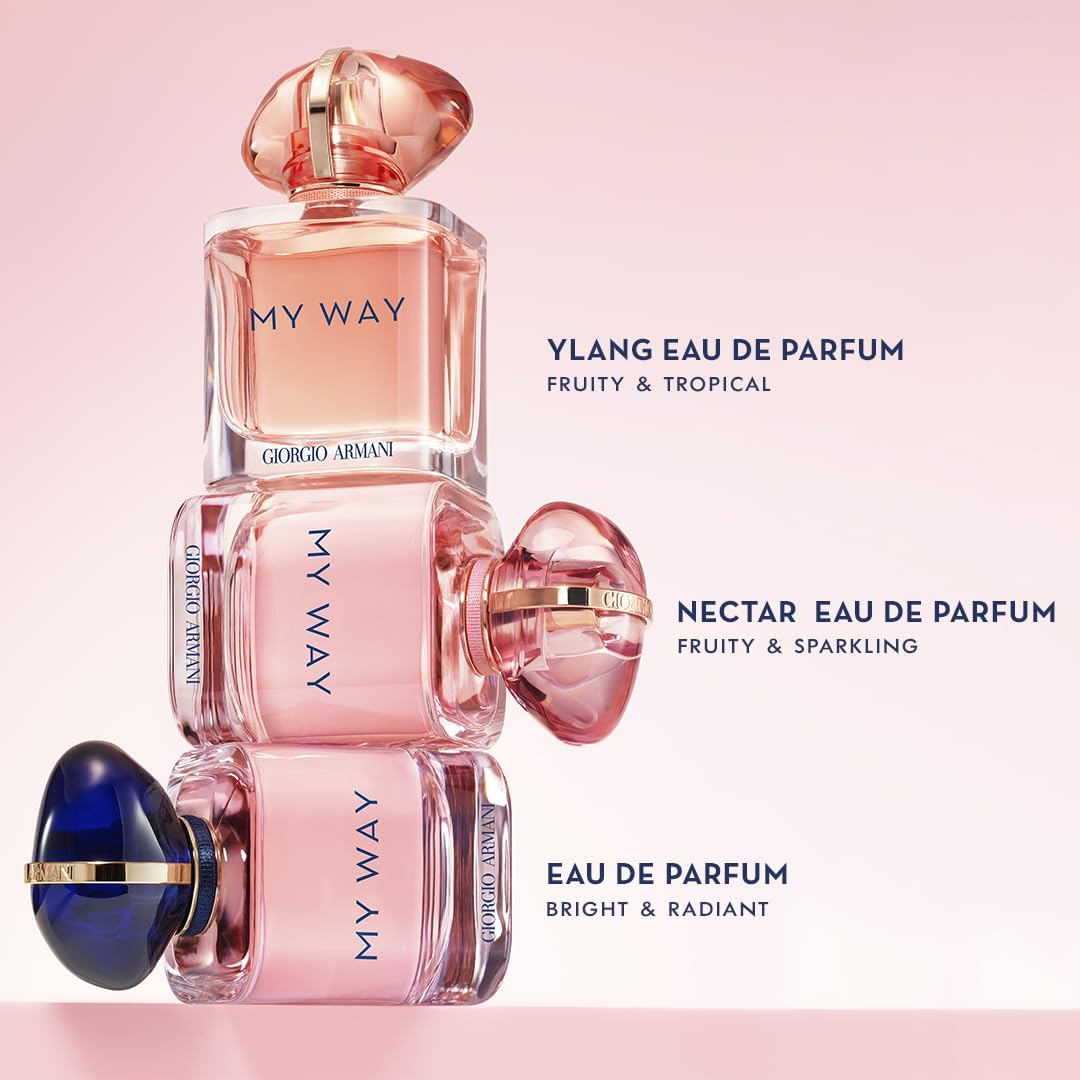 Armani Beauty - My Way - Eau de Parfum - Women's Perfume - Floral Woody Fragrance - Bergamot, Orange Blossom, Tuberose, Jasmine, Cedarwood, Vanilla and White Musk Notes-Armani Beauty - My Way - Eau de Parfum - Women's Perfume - Floral Woody Fragrance - Bergamot, Orange Blossom, Tuberose, Jasmine, Cedarwood, Vanilla and White Musk Notes