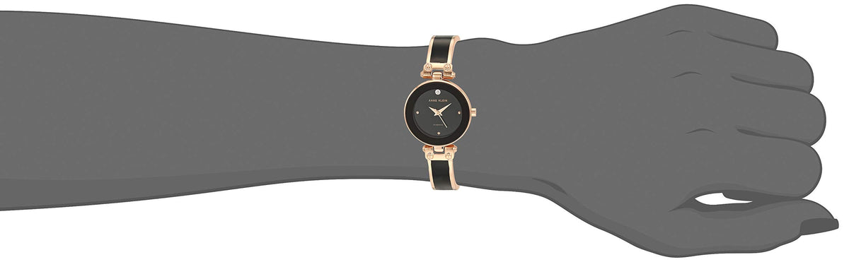 Anne Klein Women's Genuine Diamond Dial Bangle Watch-Anne Klein Women's Genuine Diamond Dial Bangle Watch