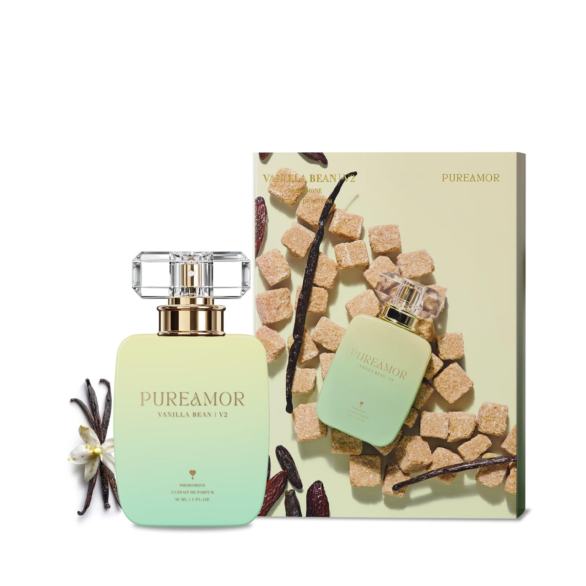 PUREAMOR Pheromone Perfume for Women, Moonlight Mellow Extrait de Parfum - Long Lasting Sweet Floral Gourmand Scent, 30% High Concentration, Full Size Fragrance Spray, 1.0 oz / 30 ml-PUREAMOR Pheromone Perfume for Women, Moonlight Mellow Extrait de Parfum - Long Lasting Sweet Floral Gourmand Scent, 30% High Concentration, Full Size Fragrance Spray, 1.0 oz / 30 ml