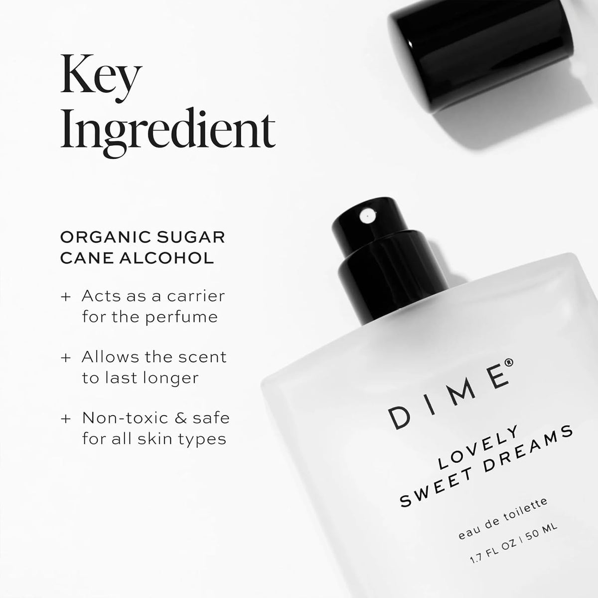 DIME Beauty 7 Summers Perfume for Women - Sweet Floral Eau de Toilette with Bergamot, Vanilla Orchid and Coconut, Clean, Vegan, Cruelty-Free Fragrance, 1.7 oz / 50 ml-DIME Beauty 7 Summers Perfume for Women - Sweet Floral Eau de Toilette with Bergamot, Vanilla Orchid and Coconut, Clean, Vegan, Cruelty-Free Fragrance, 1.7 oz / 50 ml