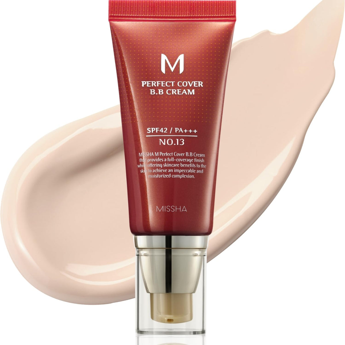MISSHA M Perfect Cover BB Cream No.23 Natural Beige -Light/Medium with Cool/Neutral Undertone SPF 42 PA +++ 1.69 Fl Oz - Tinted Moisturizer for face with SPF-MISSHA M Perfect Cover BB Cream No.23 Natural Beige -Light/Medium with Cool/Neutral Undertone SPF 42 PA +++ 1.69 Fl Oz - Tinted Moisturizer for face with SPF