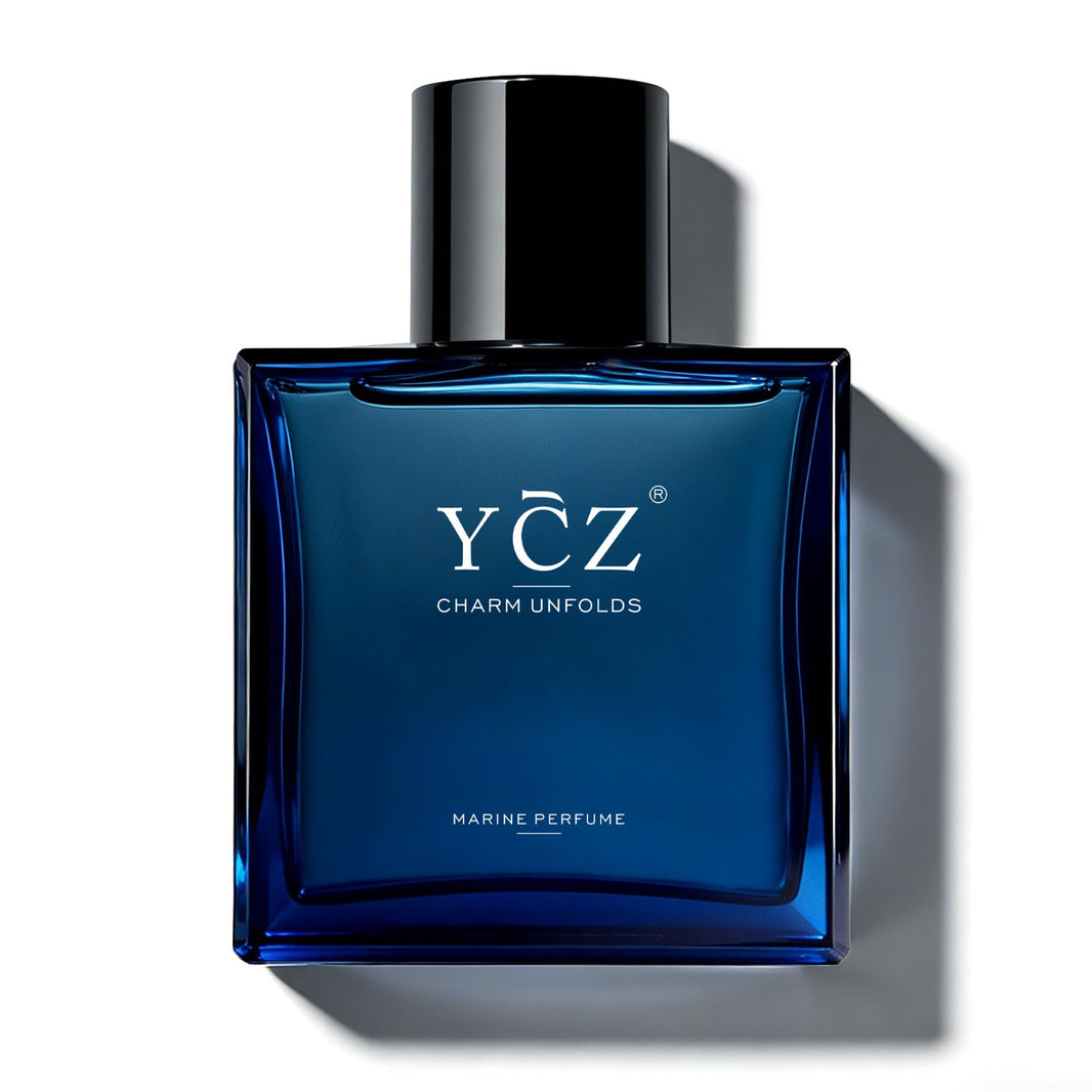 Ycz Midnight Marine Eau de Parfum for Men, 1.7 Fl Oz (50 mL), Long-Lasting Cologne, Fresh Marine & Woody Fragrance with Grapefruit, Ginger and Cedar Notes for Daily Wear, Date Night and Gifts-Ycz Midnight Marine Eau de Parfum for Men, 1.7 Fl Oz (50 mL), Long-Lasting Cologne, Fresh Marine & Woody Fragrance with Grapefruit, Ginger and Cedar Notes for Daily Wear, Date Night and Gifts