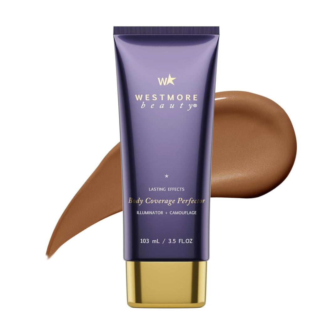 Westmore Beauty Body Coverage Perfector – Waterproof Leg & Body Makeup/Bronzer For Women - Best Tattoo Cover Up Makeup & Tattoo Concealer - 3.5 Oz Natural Radiance-Westmore Beauty Body Coverage Perfector – Waterproof Leg & Body Makeup/Bronzer For Women - Best Tattoo Cover Up Makeup & Tattoo Concealer - 3.5 Oz Natural Radiance