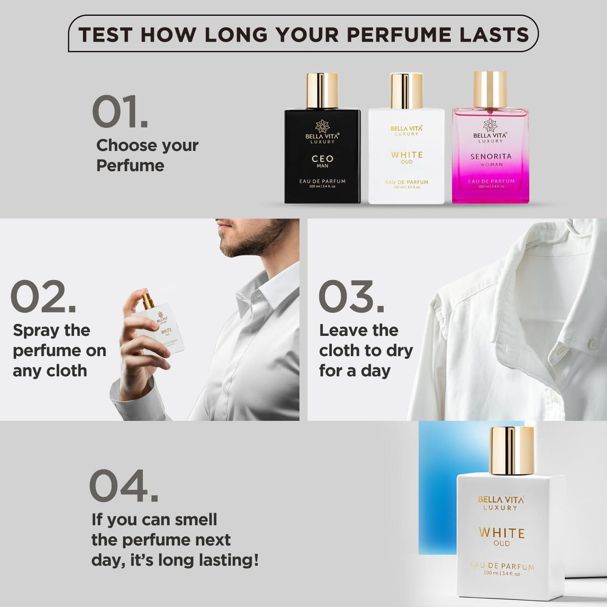Bellavita Luxury Honey Oud Eau de Parfum | 100 ml (3.4 fl.oz.) | Perfume for Men and Women | Sweet Honey, Bergamot, Oud, and Amber Notes | Women's Day Special-Bellavita Luxury Honey Oud Eau de Parfum | 100 ml (3.4 fl.oz.) | Perfume for Men and Women | Sweet Honey, Bergamot, Oud, and Amber Notes | Women's Day Special