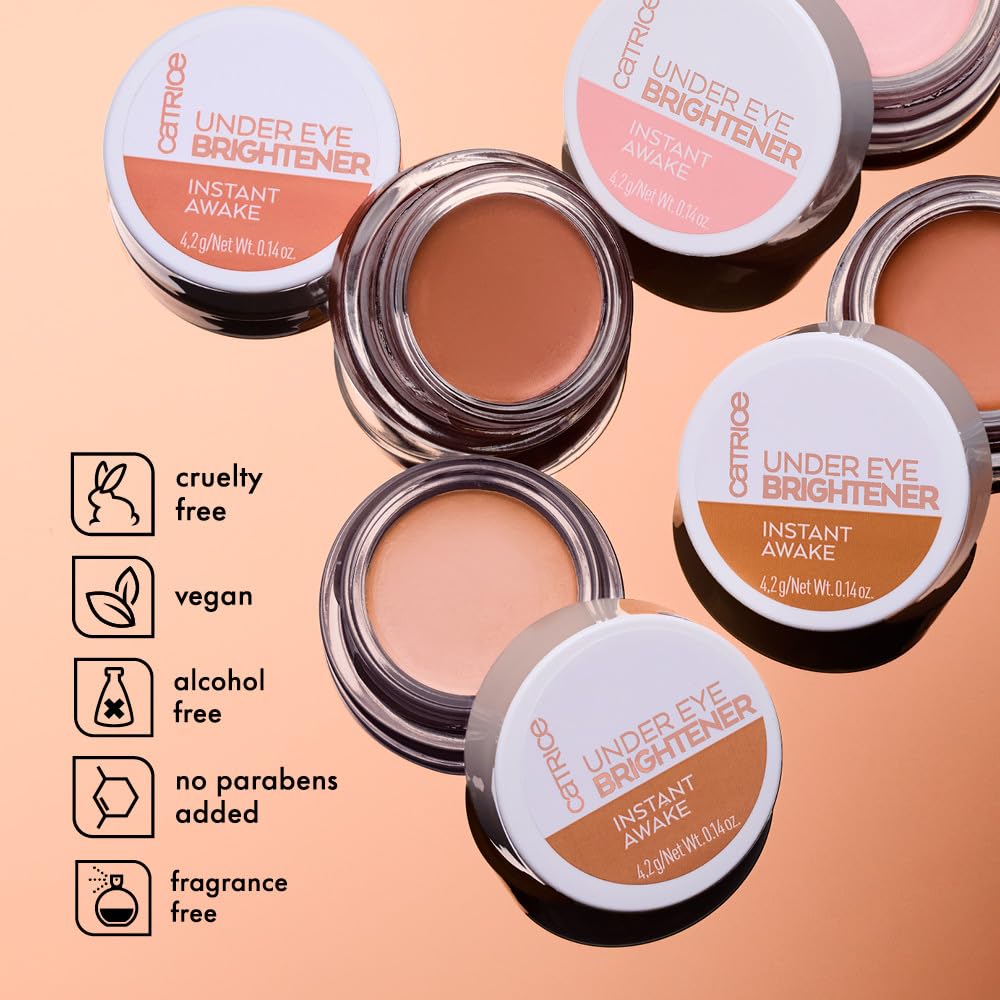 Catrice | Under Eye Brightener | Conceal & Brighten Dark Circles | With Hyaluronic Acid & Shea Butter | Vegan, Cruelty Free & Paraben Free (010 | Light Rose)-Catrice | Under Eye Brightener | Conceal & Brighten Dark Circles | With Hyaluronic Acid & Shea Butter | Vegan, Cruelty Free & Paraben Free (010 | Light Rose)