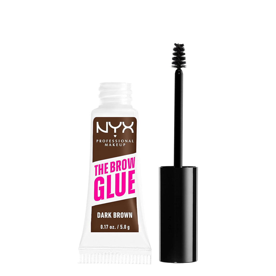 NYX PROFESSIONAL MAKEUP The Brow Glue, Extreme Hold Eyebrow Gel - Clear-NYX PROFESSIONAL MAKEUP The Brow Glue, Extreme Hold Eyebrow Gel - Clear