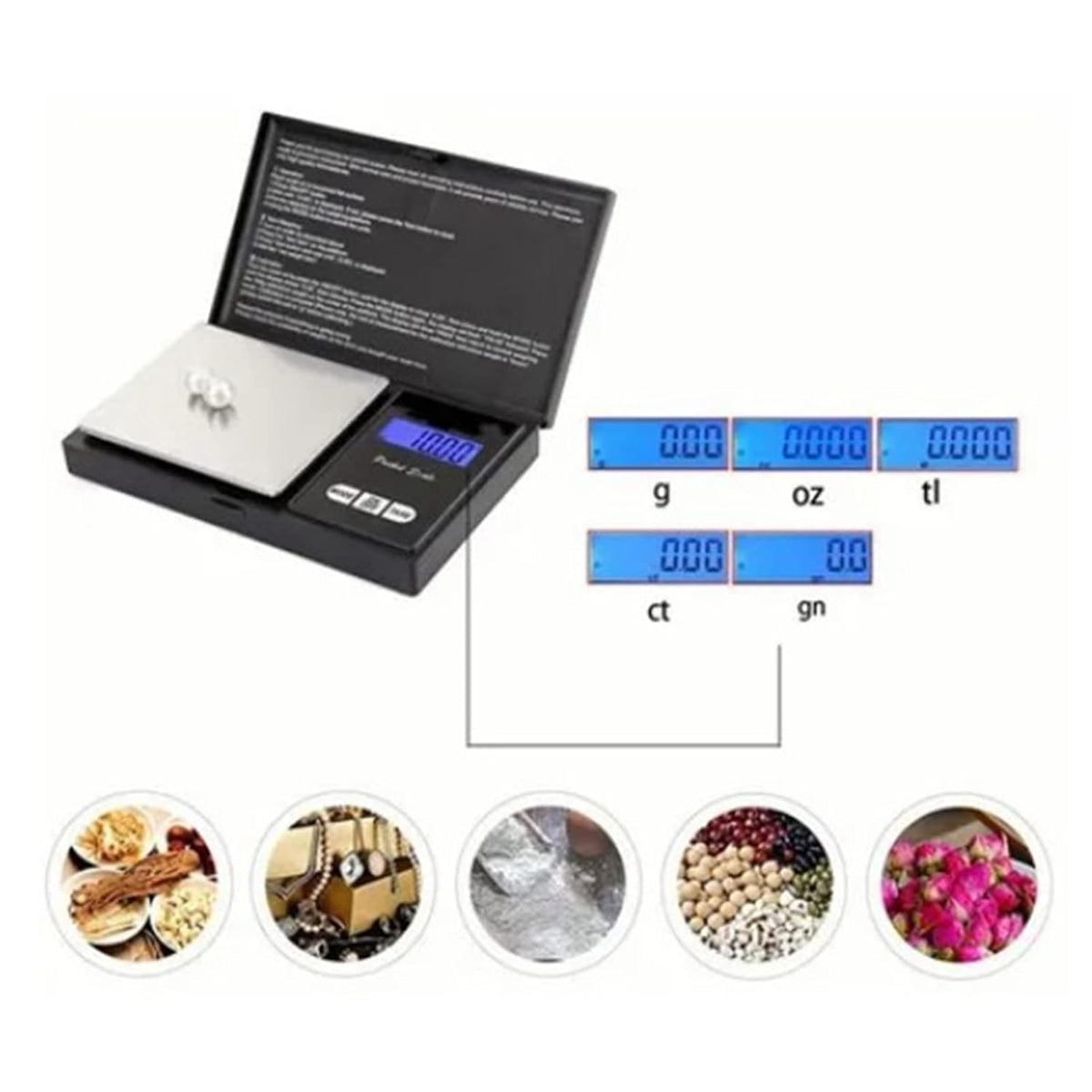 Electronic Food Scale, Portable Wide Application 1000G 0.1G Precise Measurement of Coin Digital Scale-Electronic Food Scale, Portable Wide Application 1000G 0.1G Precise Measurement of Coin Digital Scale