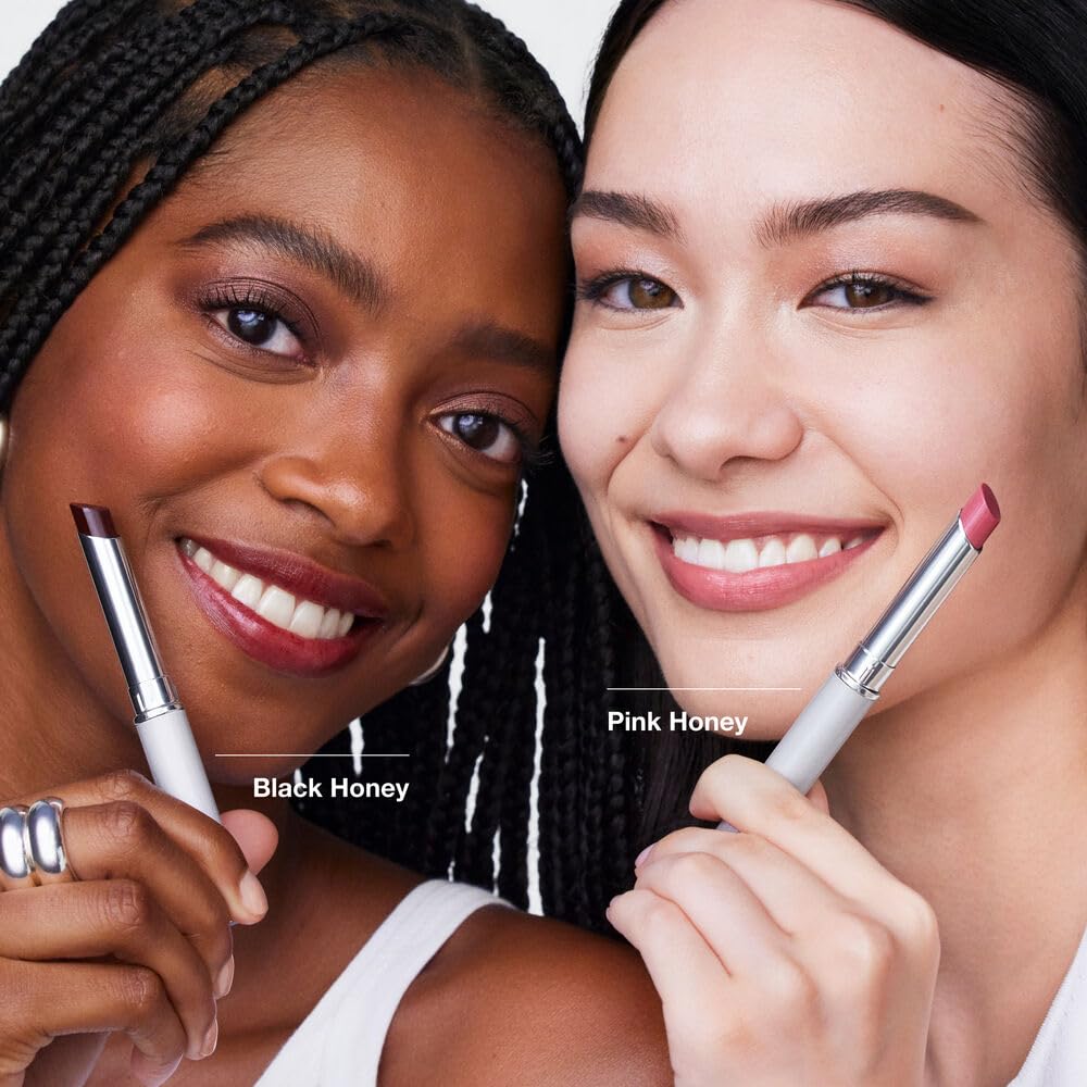 Clinique Almost Lipstick Tinted Lip Balm in 3 Iconic Shades Black Honey, Pink, and Nude Honey | Sheer + Lightweight-Clinique Almost Lipstick Tinted Lip Balm in 3 Iconic Shades Black Honey, Pink, and Nude Honey | Sheer + Lightweight