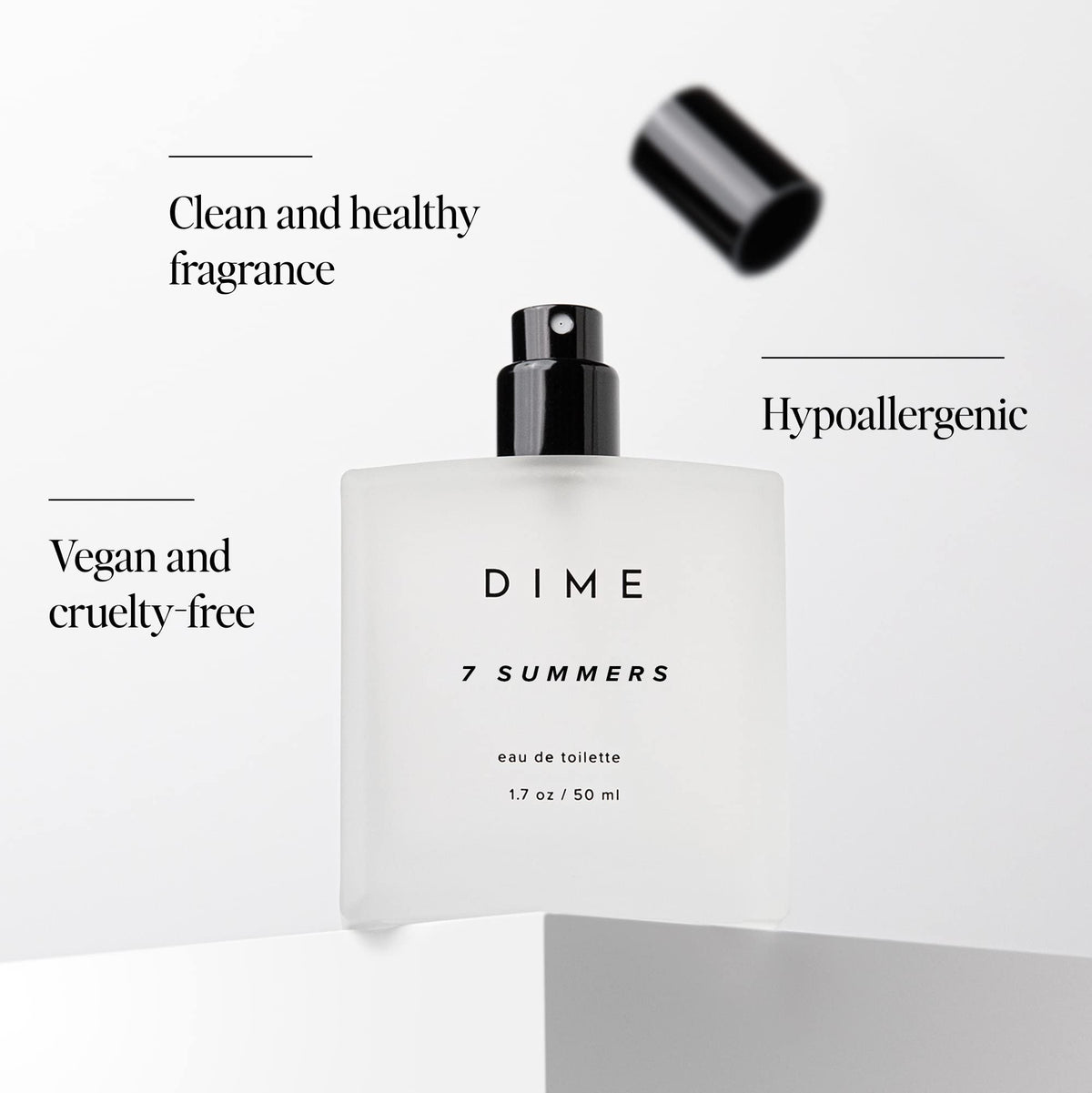 DIME Beauty 7 Summers Perfume for Women - Sweet Floral Eau de Toilette with Bergamot, Vanilla Orchid and Coconut, Clean, Vegan, Cruelty-Free Fragrance, 1.7 oz / 50 ml-DIME Beauty 7 Summers Perfume for Women - Sweet Floral Eau de Toilette with Bergamot, Vanilla Orchid and Coconut, Clean, Vegan, Cruelty-Free Fragrance, 1.7 oz / 50 ml
