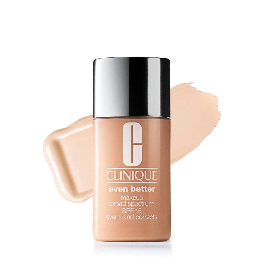 Clinique Even Better Makeup Liquid Foundation SPF 15 With Vitamin C For Dry + Oily Combination Skin Types | Medium Coverage + Natural Finish | Evens Skin Tone + Reduces Dark Spots-Clinique Even Better Makeup Liquid Foundation SPF 15 With Vitamin C For Dry + Oily Combination Skin Types | Medium Coverage + Natural Finish | Evens Skin Tone + Reduces Dark Spots