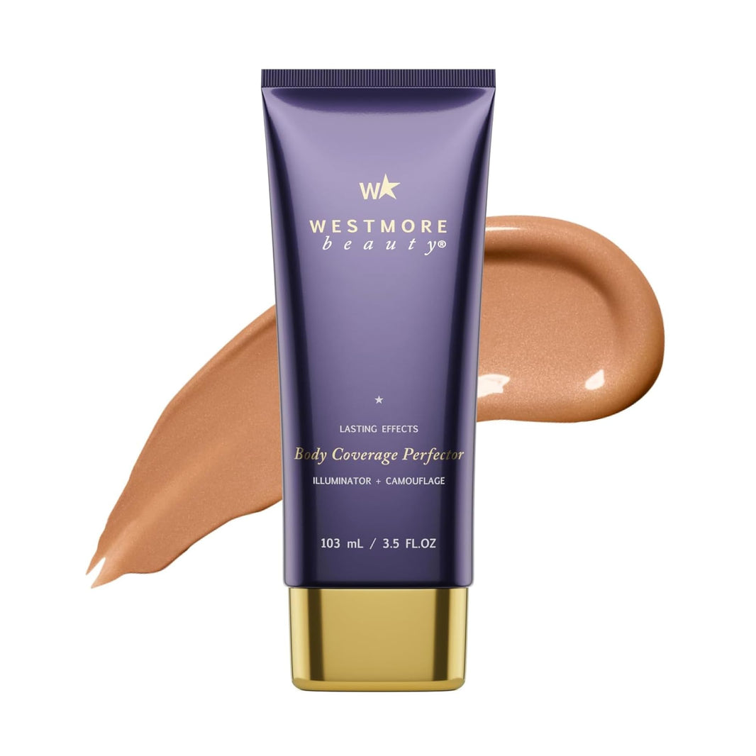 Westmore Beauty Body Coverage Perfector – Waterproof Leg & Body Makeup/Bronzer For Women - Best Tattoo Cover Up Makeup & Tattoo Concealer - 3.5 Oz Natural Radiance-Westmore Beauty Body Coverage Perfector – Waterproof Leg & Body Makeup/Bronzer For Women - Best Tattoo Cover Up Makeup & Tattoo Concealer - 3.5 Oz Natural Radiance
